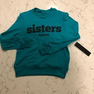 Turquoise kids sweatshirt